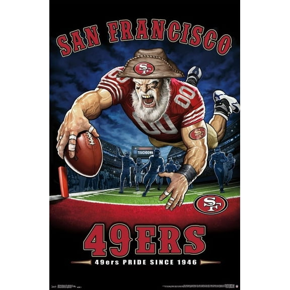 San Francisco 49ers - End Zone Laminated Poster Print (22 x 34)