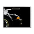 thumbnail image 5 of Stupell Industries Modern Sports Car Rear View Detail Black Orange Design by Clive Branson, 5 of 5