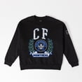 thumbnail image 5 of Women's Gameday Couture Black CF Montreal Oversized Victory Lane Black Label Premium Fleece Sweatshirt, 5 of 5
