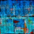 thumbnail image 2 of Wiley, Marta 15x15 Gold Ornate Wood Framed with Double Matting Museum Art Print Titled - Abstract Dark, 2 of 4