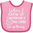 thumbnail image 3 of Inktastic Future Mail Carrier Like Mommy Boys or Girls Baby Bib, 3 of 4