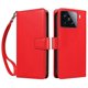 thumbnail image 1 of For Xiaomi 15 Case RFID Blocking Leather Wallet Flip Phone Cover with Wrist Strap - Black, 1 of 5