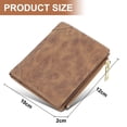 thumbnail image 2 of Cartera delgada plegable para hombre, billetera minimalista de gran capacidad con bolsillo frontal para hombre, fina y elegante, 2 of 6