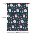 thumbnail image 2 of Christmas Sack – 28" X 20" Canvas Gift Bag with Drawstring, Full Print Polyester Santa Sack, Durable Reusable Xmas Gift Bag for Holiday, Party & Storage, 2 of 5