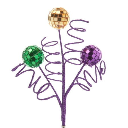 Way To Celebrate Mardi Gras Mirror Ball Clip