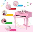 thumbnail image 4 of HOMCOM Piano Moderne pour Enfants, 30 Touches, Ensemble de 2, Mini Jouet pour Enfant, Rose, 4 of 10