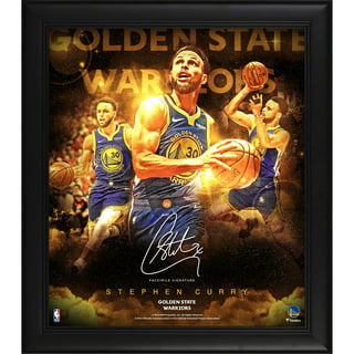 Framed Jonathan Kuminga Golden State Warriors Autographed Blue