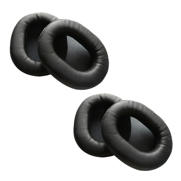 Reparación De Reemplazo De Cojines De Almohadillas Para oreja De 2 Pares Premium Para MDR-1R MDR-1RNC Auricular Negro