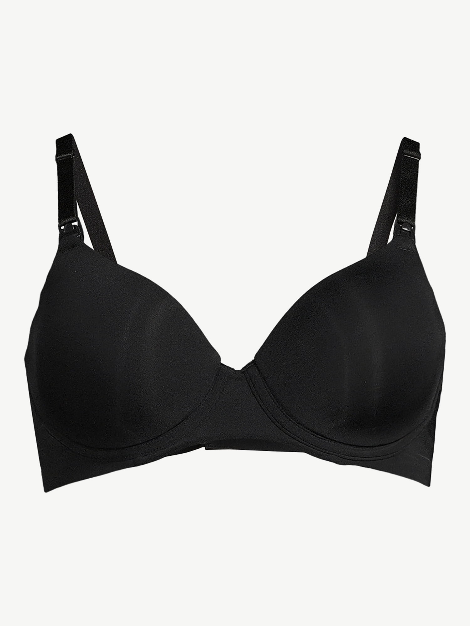 Joyspun Women's Maternity Nursing T-Shirt Bra with Flex Cup, Sizes 34B to 40DDD