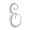 Silver, variant on 1 Pc Fashion Unisex Rhinestone English Letters Alphabet A-Z Brooch Pin Ornament Silver