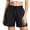Black, variant on Shadoumai Running Shorts for Women with Pockets 7 Inch Inseam Quick Dry Workout Athletic Gym Basketball Hiking Summer Womens Shorts