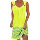 thumbnail image 1 of Vestido de Verano para Mujeres sin Mangas Estilo de Bolsillo con Cuello en V, Color Sólido Y Cómodo Vestido de Verano Casual, 1 of 5