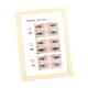 thumbnail image 5 of Póster de estilo de pestañas, decoración de pared para belleza, cuidado personal y maquillaje. pestañas inferiores, 5 of 9
