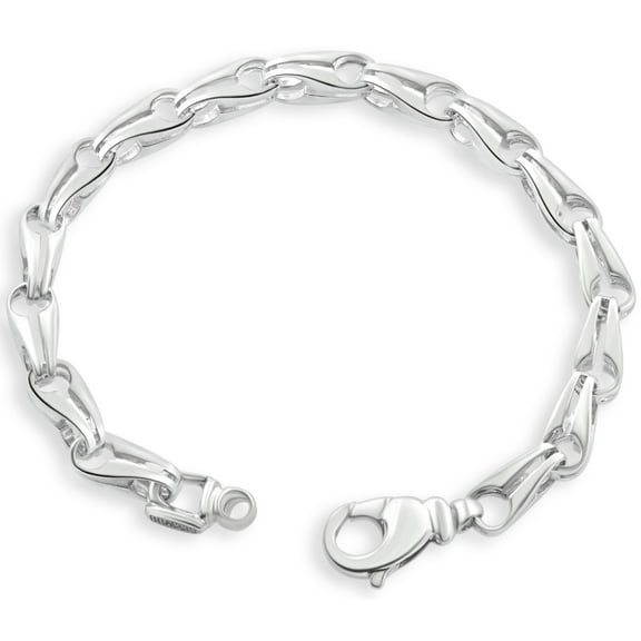 Pompeii Men's 14k Gold (31gram) or Platinum (51gram) 6.5mm Link Bracelet 8.5" (,)