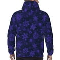 thumbnail image 5 of Hoodies for Men - purple flower Snowflake Long Sleeve Comfrt Men'S Fashion Hoodies & Sweatshirts, Sweatshirts for Men Hoodies Pullover Clothing Clothes with Pouch, 5 of 7