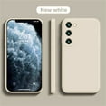 thumbnail image 1 of Candy Color Silicone Case For Samsung GalaxyS24 S23 S22 S21 S20 Ultra Plus FE A32 A51 A71 A52 A72 Phone Cover New white For Note10 Plus, 1 of 6