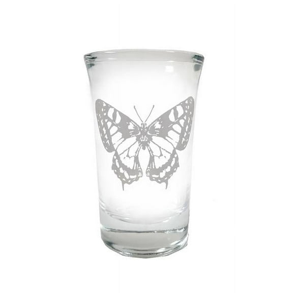 Lyoncraft SHBF01 1.5 oz Butterfly Engraved Shot Glass