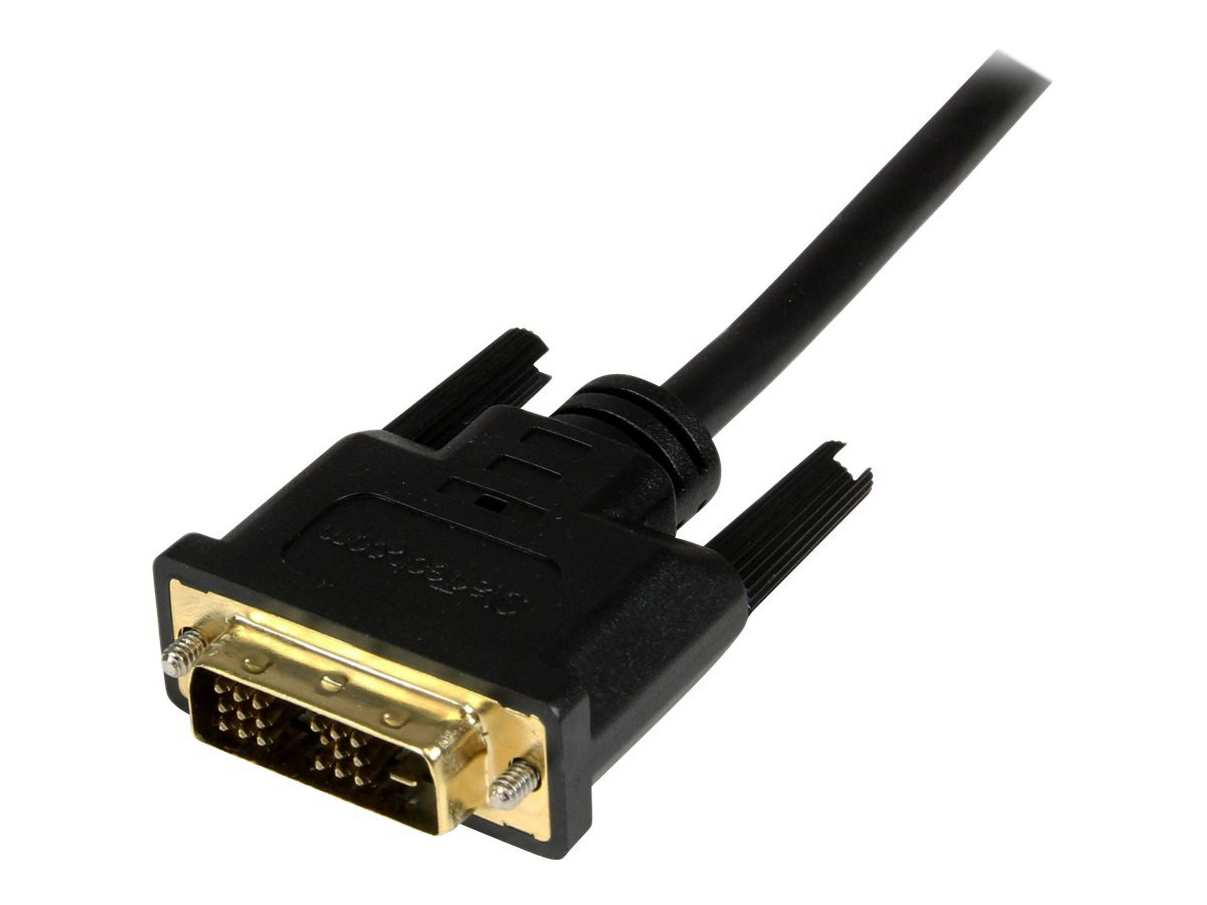 StarTech 1m / 3.28' 19 Pin Mini HDMI Male to DVI-D Male Cable, 30 AWG
