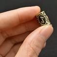 thumbnail image 4 of 24PCS Beard Bead Vintage Alloy Multi-purpose Rune Bead Jewelry Making Bead, 4 of 9