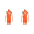 thumbnail image 3 of Yuarrent Traje húmedo de buceo para niñas, traje de baño corto con protección UV para niños, traje de baño de una pieza con cuello , traje Type2 NO2, 3 of 6