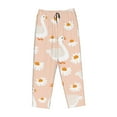 thumbnail image 4 of Fotbe Geese and Flower Women's Pajama Pants,Sleepwear Pants,Pj Bottoms Drawstring And Pockets-Large, 4 of 9