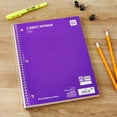 thumbnail image 4 of Pen + Gear Wide Ruled 5-Subject Spiral Notebook, Purple, 10.5" x 8", 180 Pages, 4 of 6