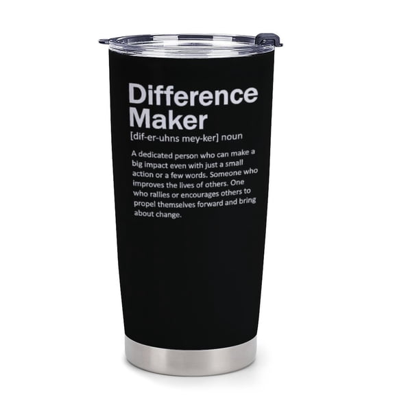 Difference Maker Definition Tumbler Mug - Christmas Thank You Gifts for Men, Women - Appreciation, Inspirational Gifts for Boss, Employee, Teachers, Assistant Principal, Coworkers