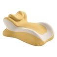 thumbnail image 1 of Almohada de cuña para cama, almohada de cuña de espuma viscoelástica, cojín antideslizante para dormir boca abajo, almohadas multifuncionales para Beige Amarillo, 1 of 9