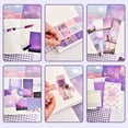 thumbnail image 4 of LQCrafK 10" x 8" Vintage Aesthetic Scrapbooking Kit, Teens 12  (155 Pieces), 4 of 6