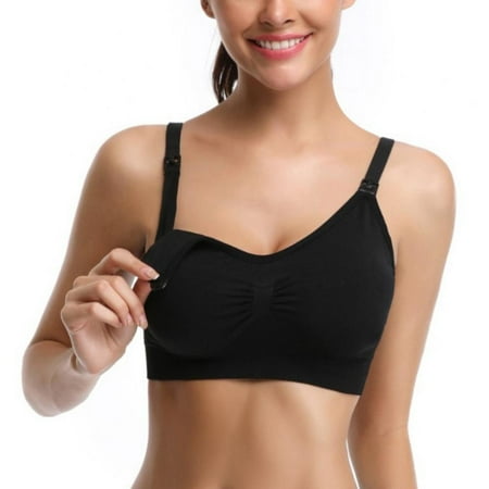 

Maternity Seamless Comfort Nursing Bra with Removable Pads Women Pregnancy Bra Breastfeeding Lactation Maternal Underwear