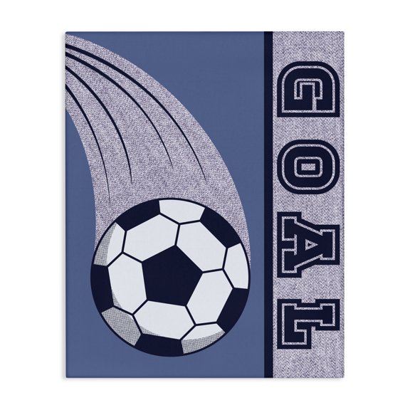 Stupell Industries Contemporary Goal Vintage Soccer Canvas Art, 16 x 20, by Marcus Prime