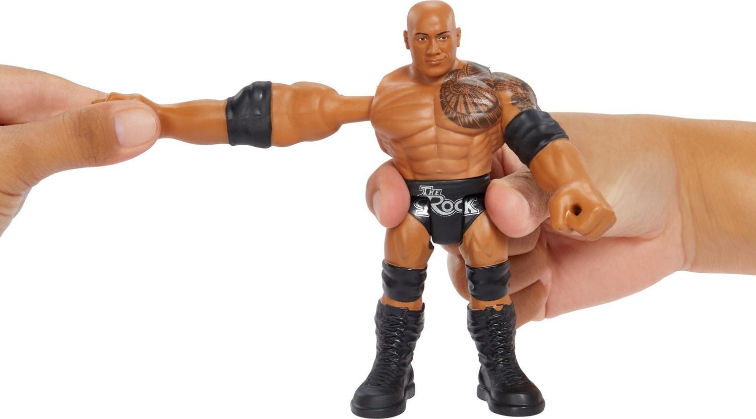WWE – Bend 'N Bash – Figurine articulée – The Rock