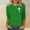 Green, variant on Christian Easter Good Friday Shirt Women 3/4 Sleeve Tops Dressy Casual Faith Jesus Cross Print Graphic Tunic T Shirts
