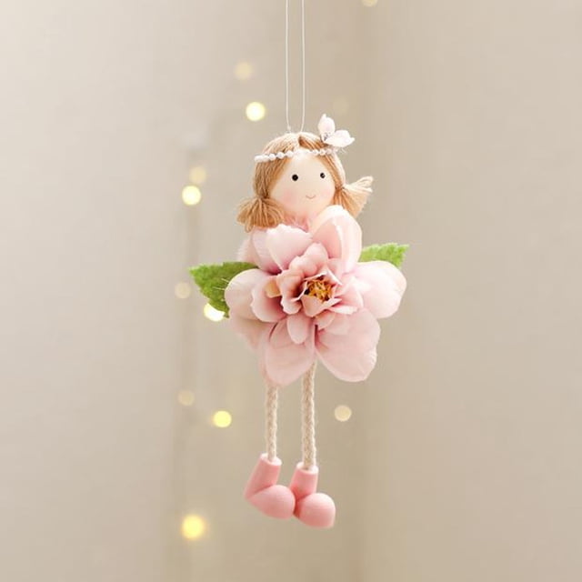 Xihbxyly Adorno Navideño, Decoración Encantadora para Niña, Exquisito Colgante para Árbol, Decoración Navideña Versátil, Guirnaldas y Centro de Mesa, Idea de Regalo Significativa, Diseño Fácil de Col