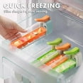 thumbnail image 4 of 2024 New Ice Cube Trays 6-Cell Ice Lattice, Food Grade Press Ice Cube Trays For Chilling Drinks, One Handed Deicing And Pressing The Ice Lattice Moldss, BPA Free，Pack of 2，(Orange and Green), 4 of 10
