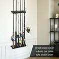 thumbnail image 3 of 2 Pairs Fishing Rod Holders Vertical Rod Rack, Wall Ceiling Garage Organizer, 3 of 6
