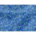 thumbnail image 4 of oneOone Viscose Jersey Medium Blue Fabric Batik Fabric For Sewing Printed Craft Fabric By The Yard 60 Inch Wide - OO, 4 of 5