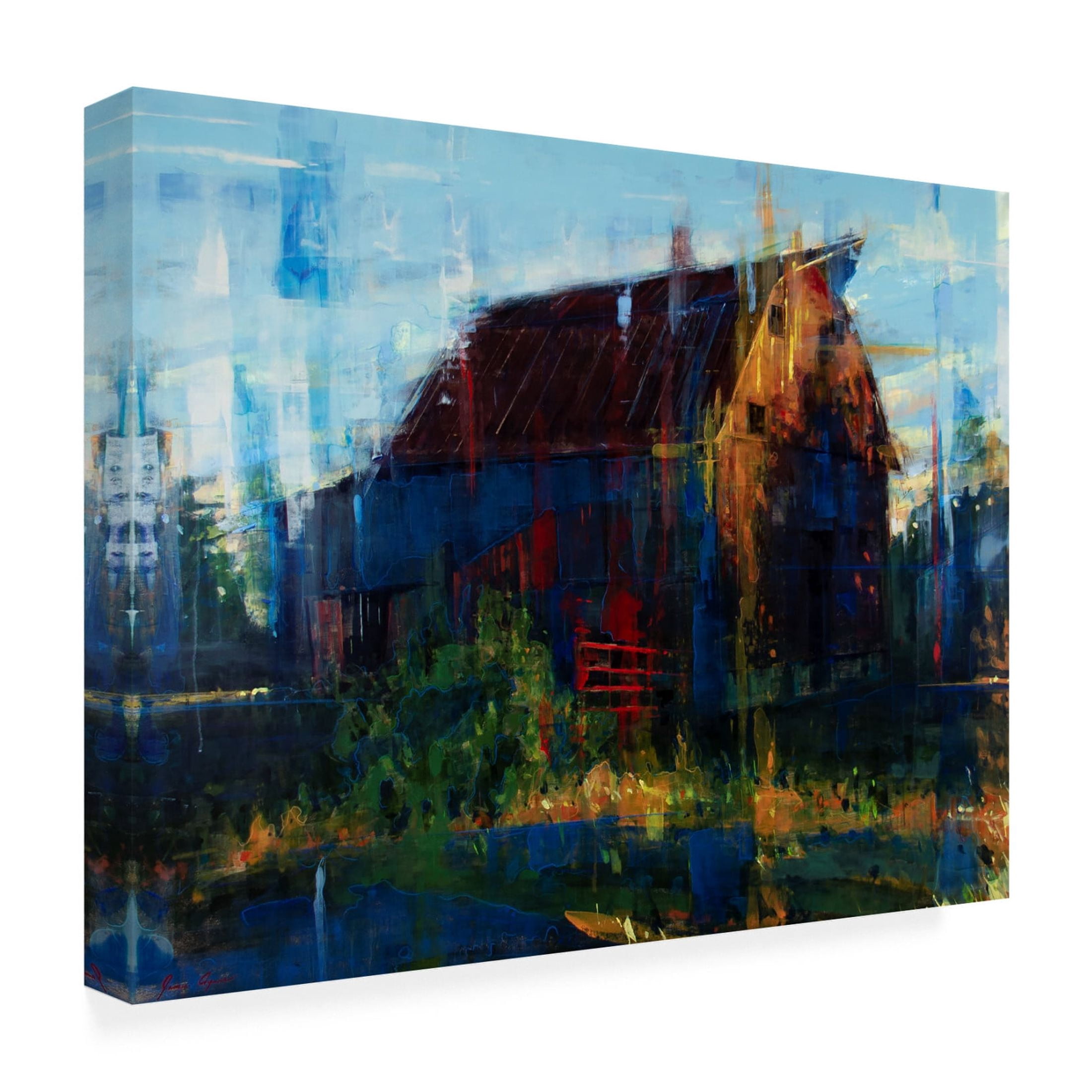 Trademark Fine Art James Ayers  Morning Shadows Canvas Wall Art