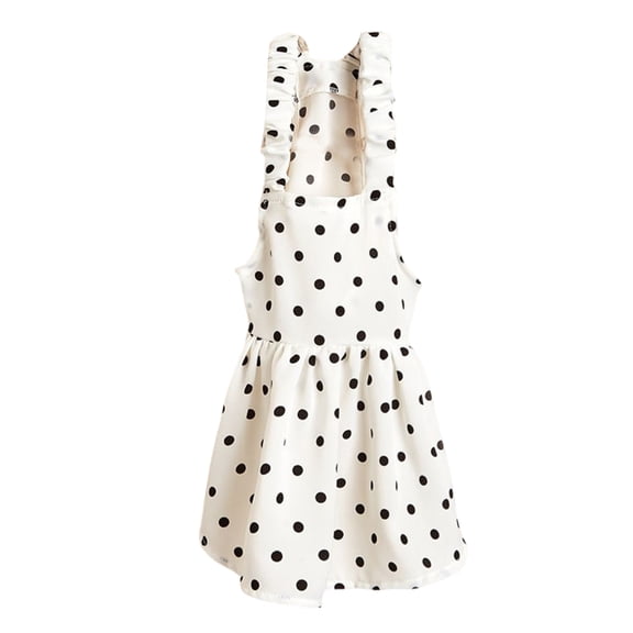 Dog Dress Doting Pattern Elastic Shoulder Belt Pullover Summer Small Dog Princess Summer Puppy Clothes for Dogs and Cats