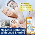 Natural Herbal Anti Snoring Spray, Sleep Aid, Snore Reduction, Breathing Relief, 30ml