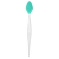 thumbnail image 1 of Cepillo de silicona de doble cara para poros, cepillo para labios y nariz, eliminador suave de puntos negros, exfoliante, reutilizable para una piel suave, limpieza facial, portátil, 1 of 3