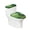 Lucky Hat Coin Pattern, variant on HELLHERO Easter Egg Design Soft Easy to Install 2 Pack with Stretch Toilet Lid Dust Cover Set Stays in Place