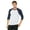White, variant on The Bella   Canvas Unisex 3/4 Sleeve Baseball T-Shirt - WHITE/ DENIM - XS