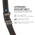 thumbnail image 6 of Woaeety Ratchet Belt for Men, Mens Dress Belt Leather Automatic Adjustable Click Buckle Belts(1166GT-Brown), 6 of 8