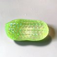 thumbnail image 4 of Green Peanut Squishy Stress Toy with Glitter and Slow Rising Design, Single Piece, for Kids Relaxation Relief, Sensory Squeeze Toy, 4 of 4
