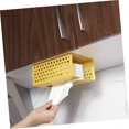 thumbnail image 3 of Tissue box holder 1 piece cardboard paper towels napkin paper holder paper towel holder cardboard box paper tissues yellow 13.5*8.3*19.5CM, 3 of 5