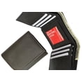 thumbnail image 4 of RFID Blocking Mens Trifold Leather Wallet RFID 1107 (C), 4 of 8