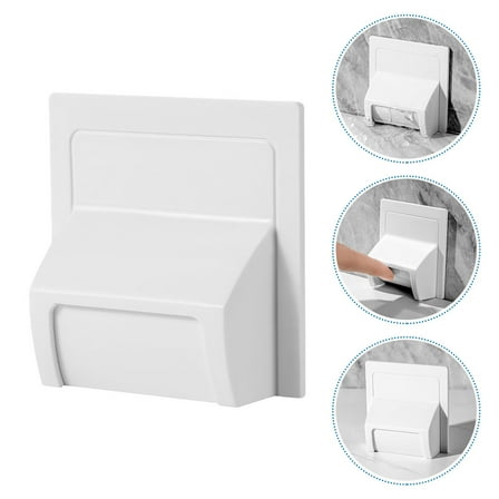 Hytrove 1Set Bathroom Sink Drain Cover Abs Material White 2.8x2.7x0.8in