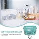 thumbnail image 4 of GOOHOCHY Cesta de almacenamiento organizadora de plástico colgante para ducha de baño, 4 of 8
