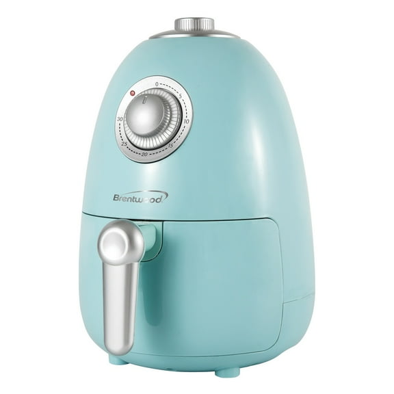 Btwd 2 Quart Small Electric Air Fryer in Blue with Timer and Temperature Control
